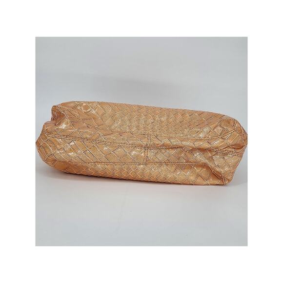 New Directions Tan Woven Large Hobo Shoulder Bag - Picture 4 of 6